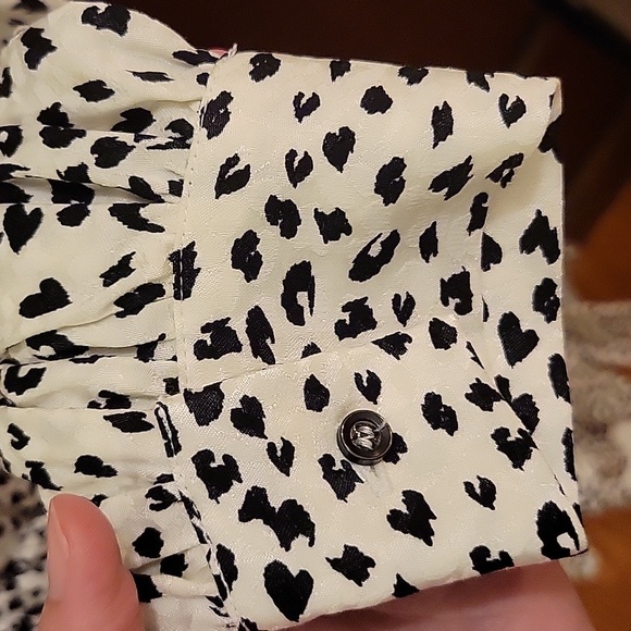 MAJE | Rosana Ruffled Animal Print Mini Wrap Dress in size 1 or Small - Picture 11 of 15